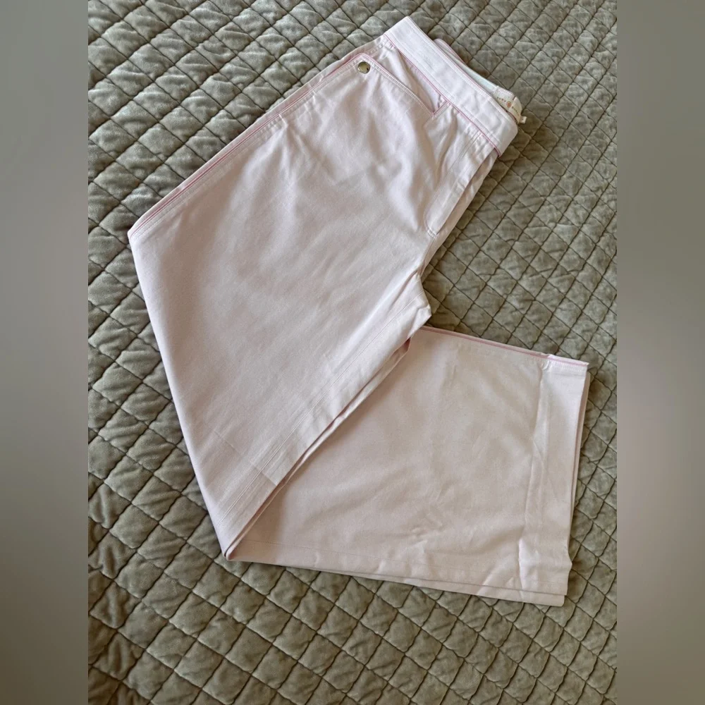 Tory Burch Blush Pink High‎ Rise Tailored Pants Size 4 Preppy Country Club